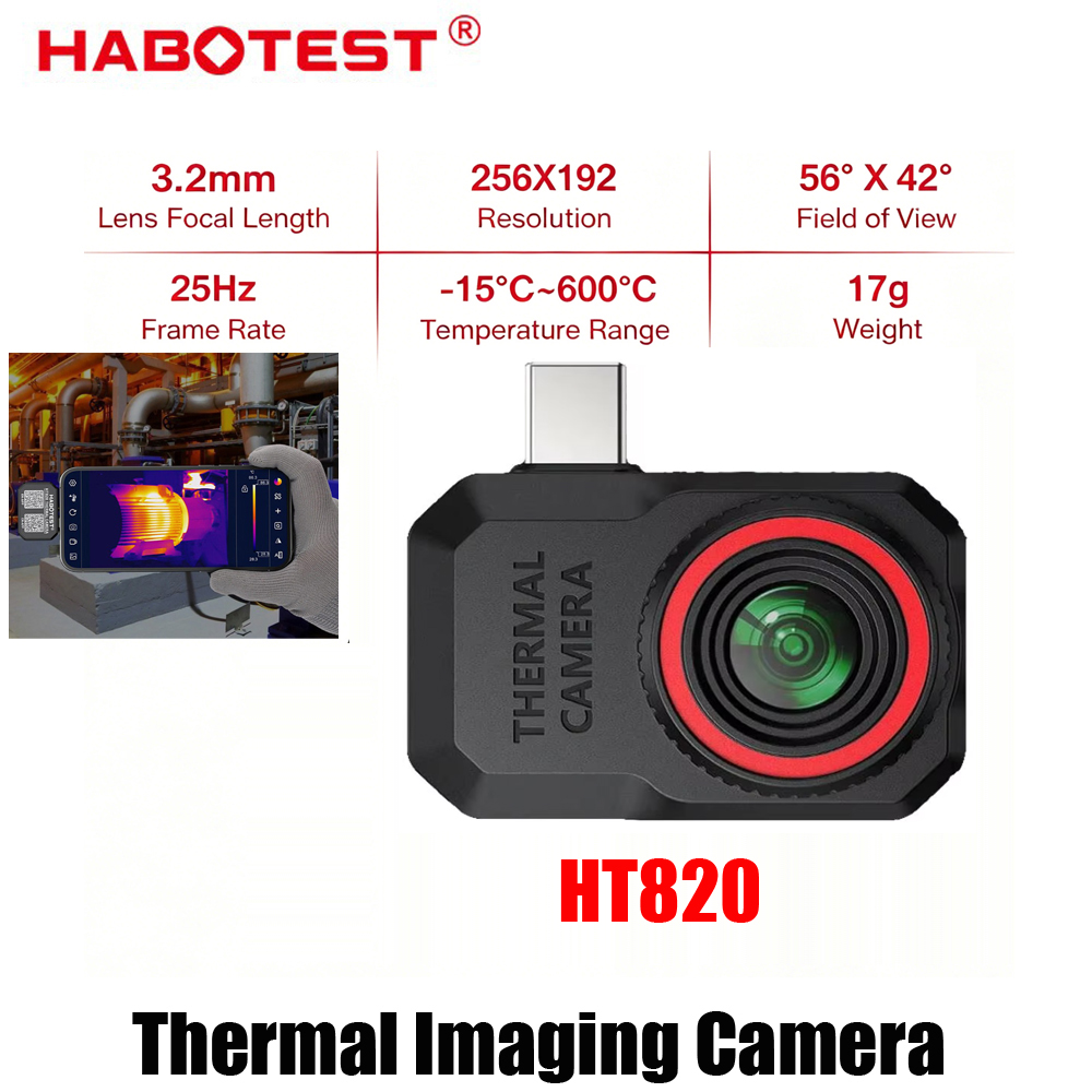 2026 New HABOTEST HT820 Phone  - Thermal Imaging Camera 256X192 review and price