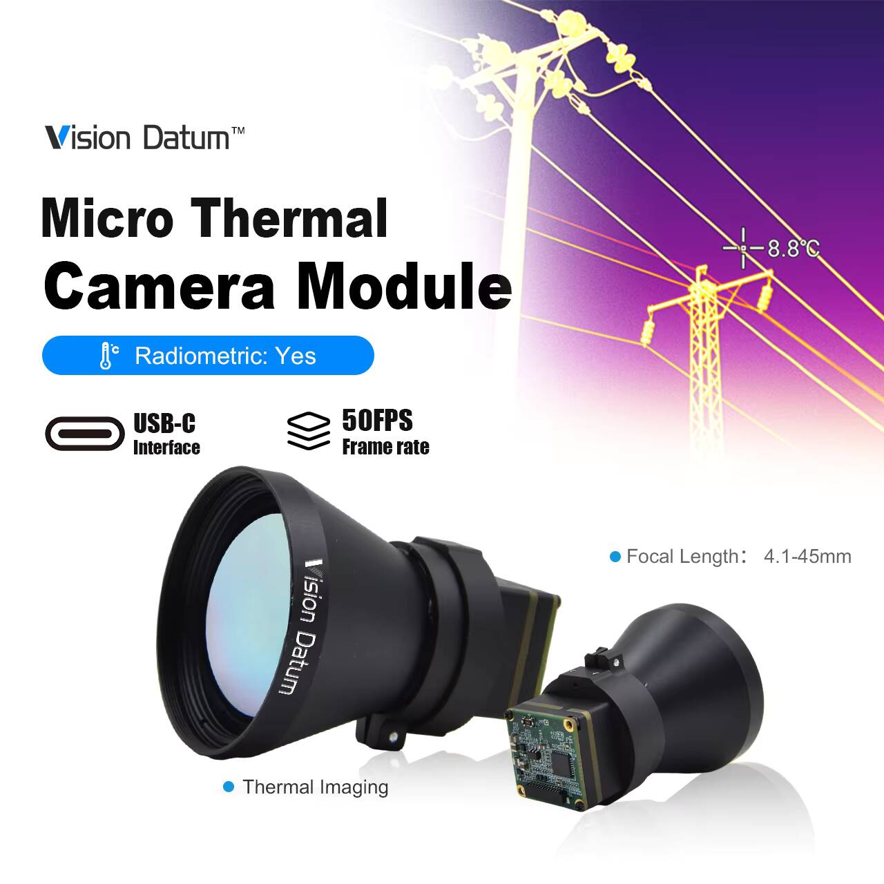 1280X1024 LWIR 12Um Non-Cooled - Thermal Imager Drone Gimbal review and price