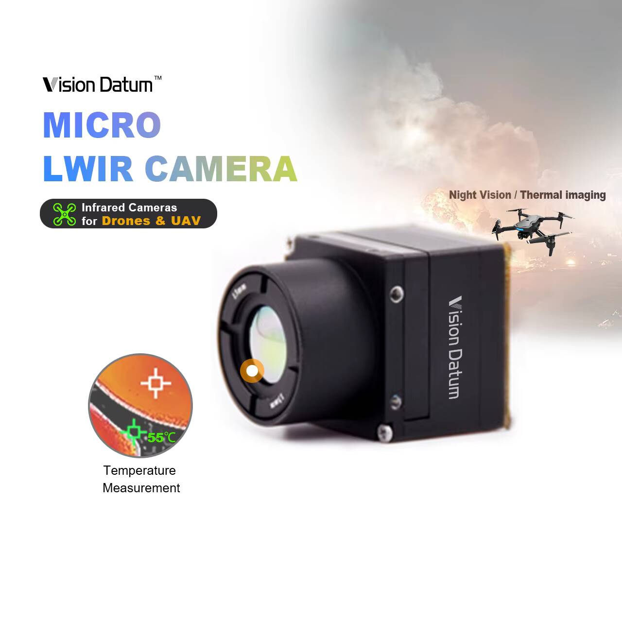 1280X1024 LWIR 12Um Non-Cooled - Thermal Imager Drone Gimbal review and price