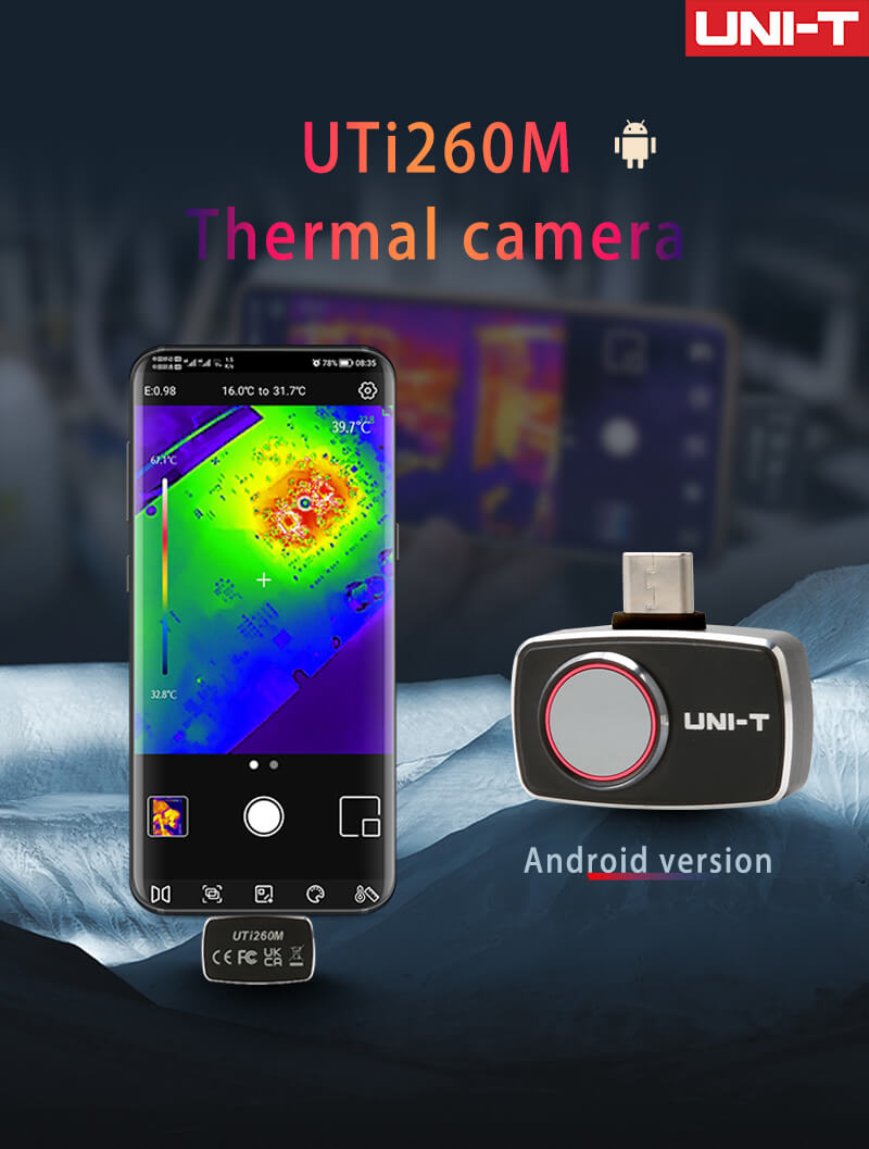 UNI-T UTi260M Mobile Thermal C - Thermal Imaging Camera 256X192 review and price